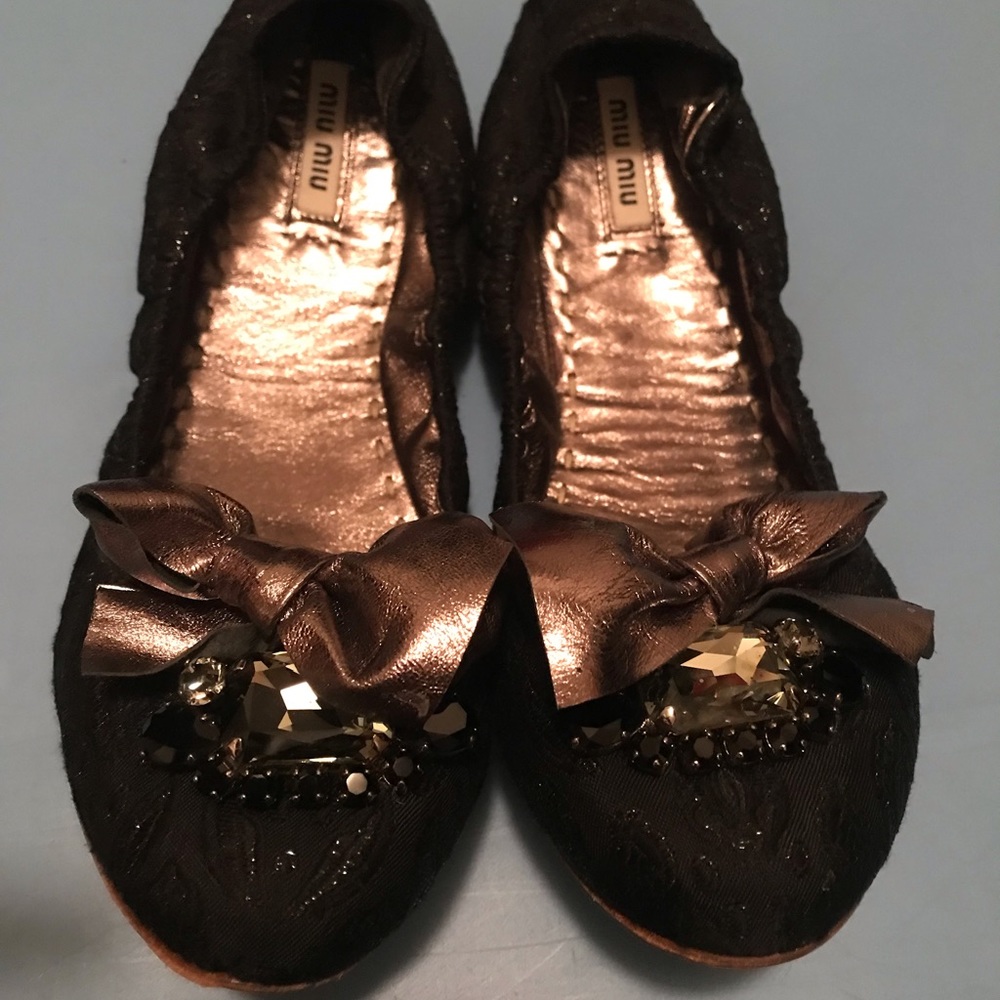 Miu mui ballet flats 8.5